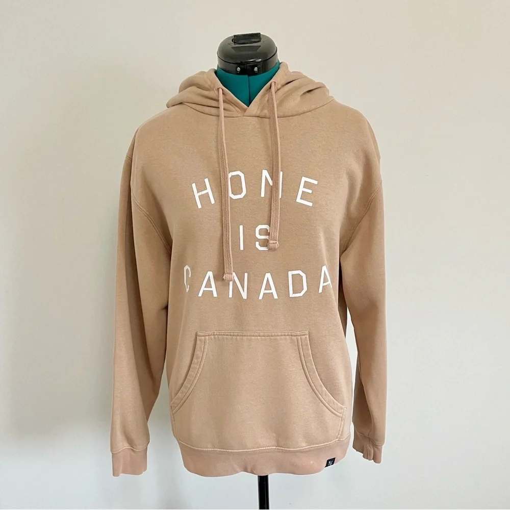 3/$20 Home is Canada Tan Caramel Hoodie - Picture 2 of 10